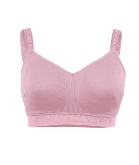 Sugar Candy Fuller Bust Seamless F Hh Cup Lounge Bra Pink Curvy