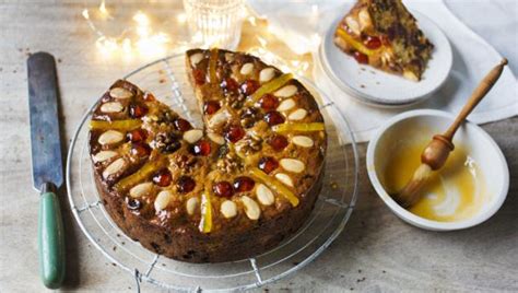 Walnut, date & honey cake. Christmas Genoa cake - Saturday Kitchen Recipes