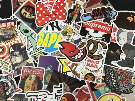 300 Random Skateboard Stickers Vinyl Laptop Luggage Decals Dope Sticker