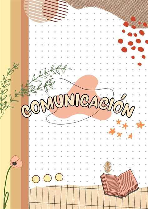 Carátula De Comunicación 📚 Caratulas Para Comunicacion Caratulas