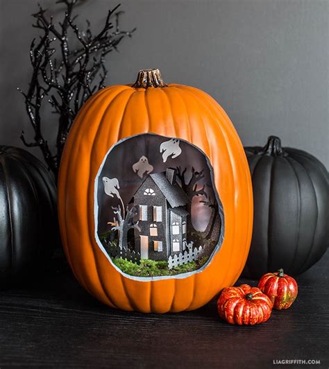Trucs à Faire à Halloween Dans Le 78 - 10 DIY pour Halloween : Un diorama dans une citrouille | Diy halloween