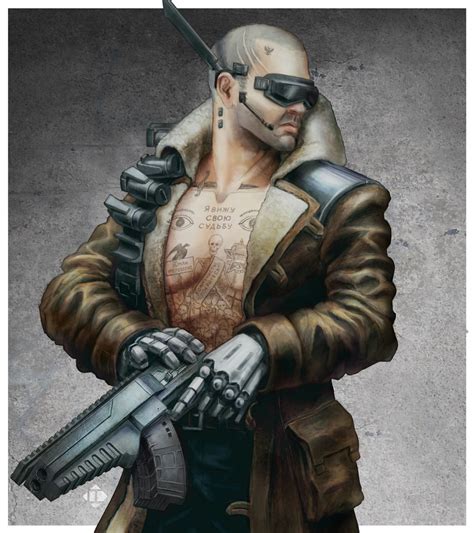 Artstation Cyberpunk 2020 Solo Character Art