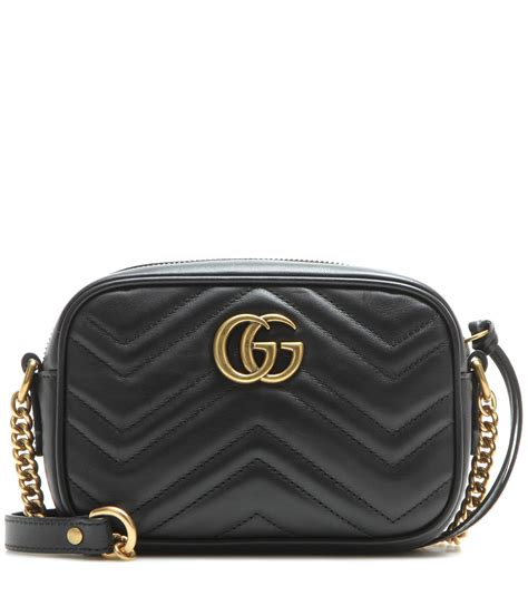 Gucci Gg Marmont Mini Crossbody Bag In Black Save 20 Lyst