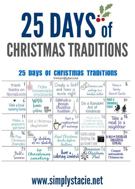 25 Days Of Christmas Traditions Make Christmas Memories With This Fun