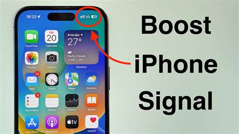 2023 How To Boost Iphone Signal Service Youtube