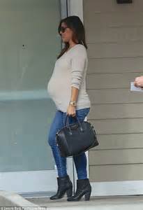 Vanessa Lachey Displays Her Pregnant Figure In Sweater Out In La