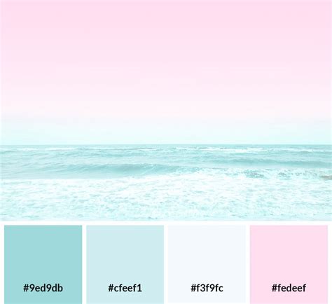 Beautiful Pastel Color Palettes With Hex Codes