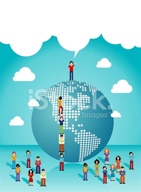 Global Social Media People From America Stock Photo Royalty Free