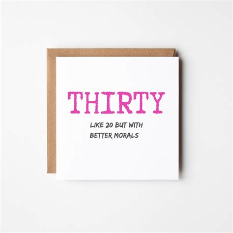 Rude 30th Birthday Card Happy 30th Birthday Funny 30th Cards Add A Personalised Message