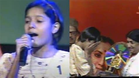 When Young Sunidhi Chauhan Sang In Front Of Lata Mangeshkar Got