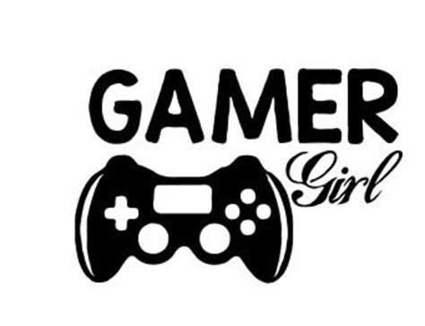 Gamer Girl Svg Etsy