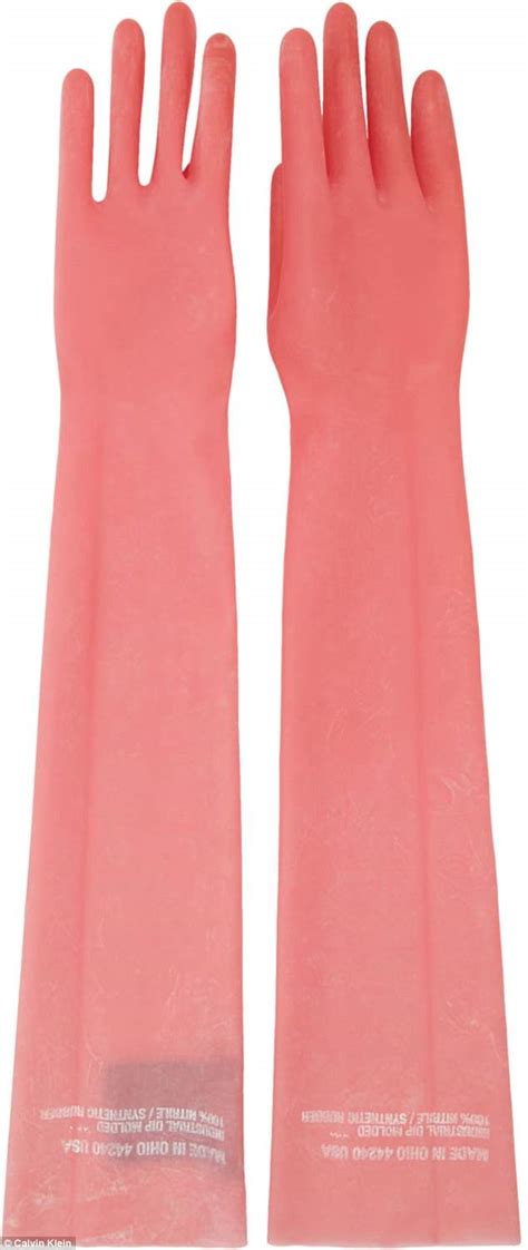 Calvin Klein Is Selling Pink Rubber Kitchen Gloves For 390 Daily
