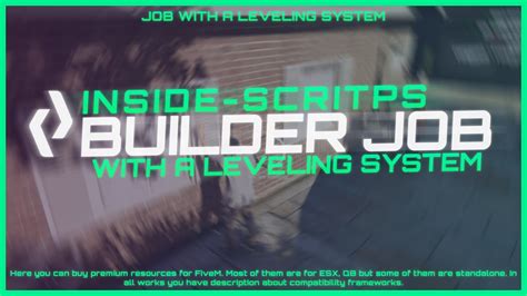 Esxqbcore Builder Job Leveling System Youtube