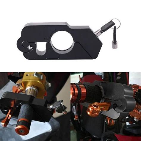 Universal Motorcycle Throttle Lock Aluminum Handle Brake Lock