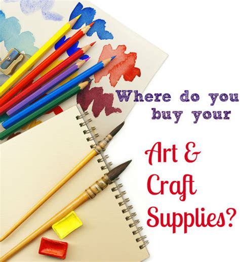 Where To Get Your Arts And Crafts Supplies Handmade Kidshandmade Kids
