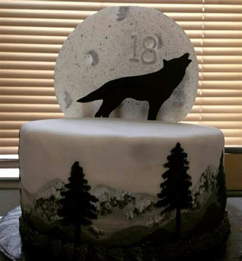 Wolf Cake Pastel De Lobo Tortas Para Caballeros Tortas