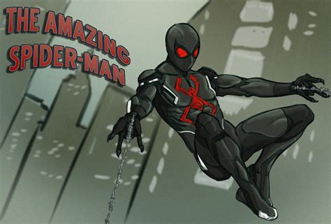 I Drew Spider Man In The Dark Suit Hope You Guys Like It Rspidermanps4