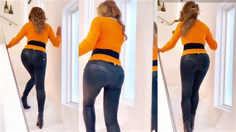 Carol Vorderman Leather Trousers Hd Video Youtube