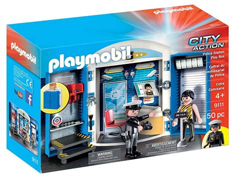 Playmobil 9111 Police Station Play Box Playsets Amazon Canada