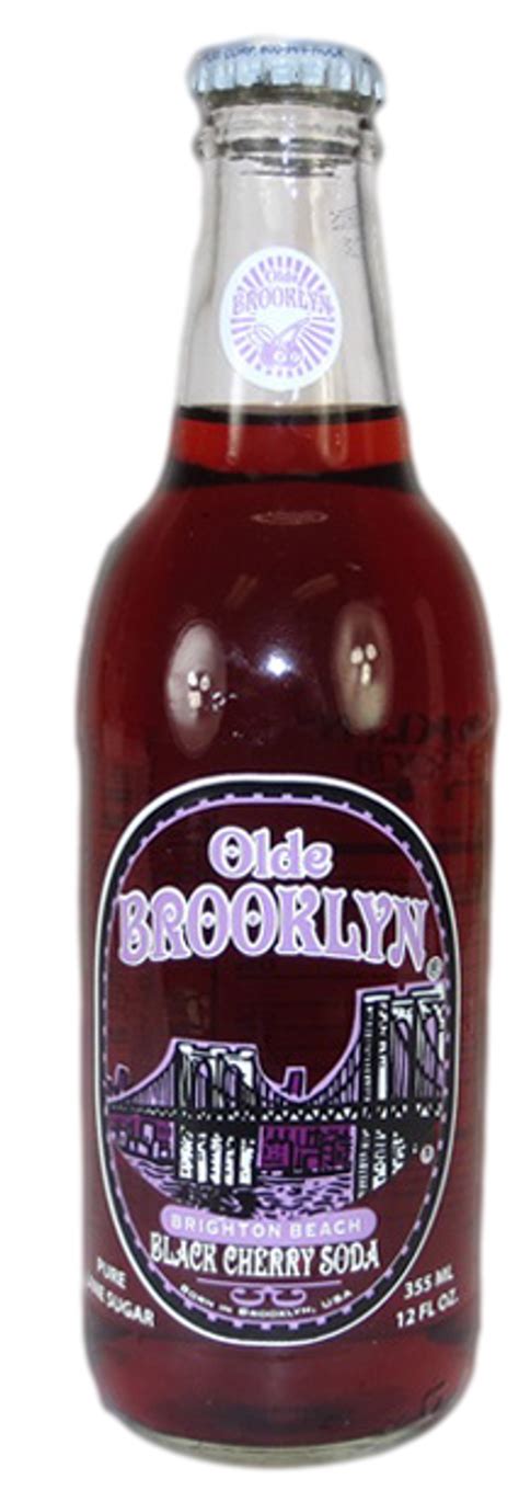 Fitz S Black Cherry Soda 12 Oz Glass Bottles Summit City Soda