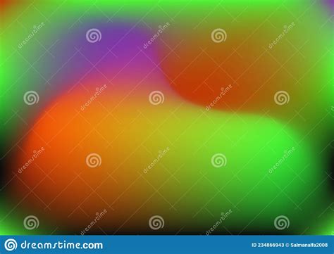 Blurred Vivid Vibrant Colorful Background With Modern Abstract Blurred