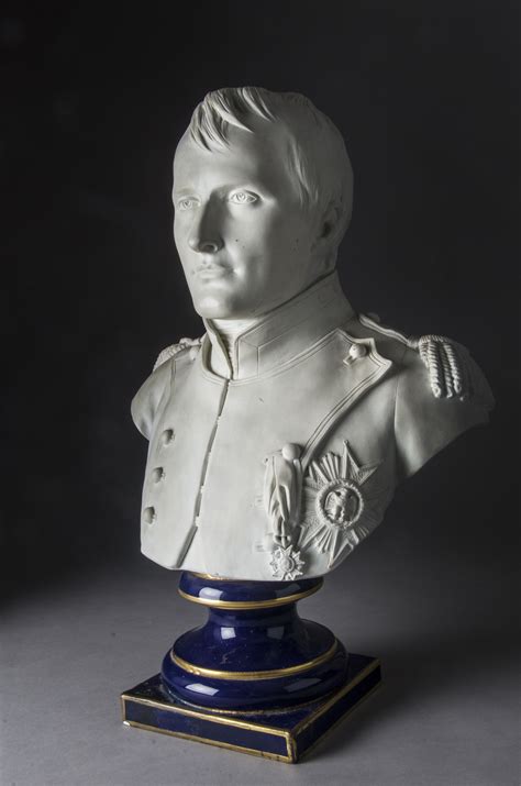 A Good 19th Century Sevres Hard Paste Porcelain Bust Of Napoleon