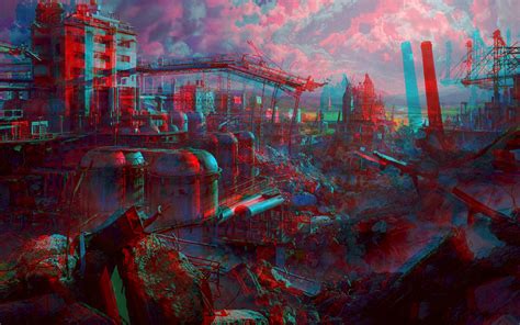 Ruins 3d Anaglyph Red Cyan By Fan2relief3d On Deviantart