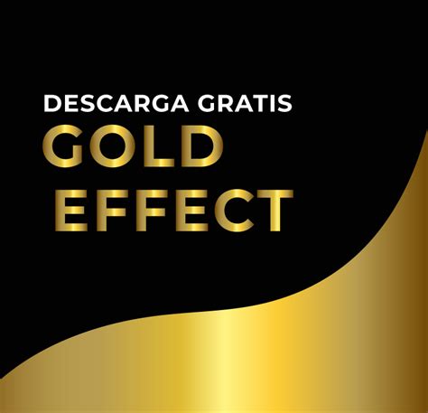 Descarga Efecto Dorado Para Adobe Illustrator GRATIS Market Wavesite