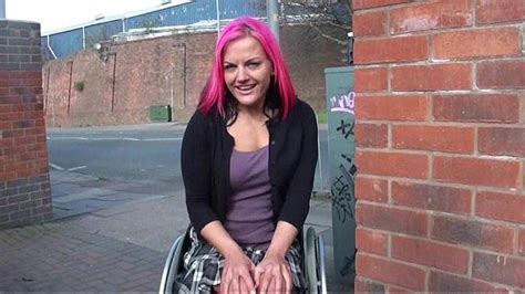 wheelchair bound leah caprice in uk flashing and outdoor nudity xxx mobile porno videos