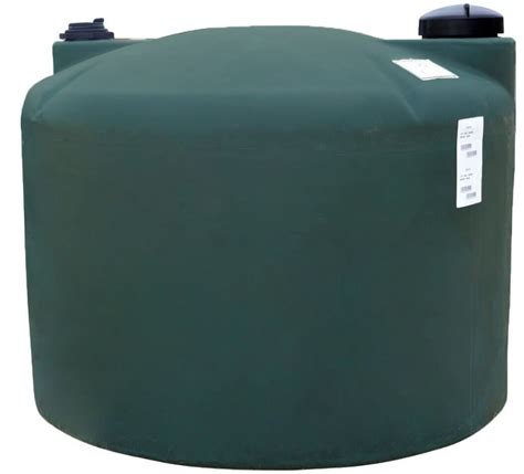 Norwesco Vertical Water Storage Tank Dark Green 120 Gallon