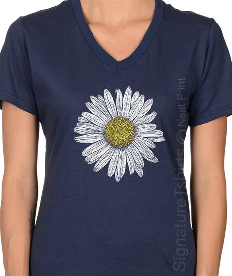 Plus Size Daisy T Shirt Graphic Tees Flower Daisies Etsy