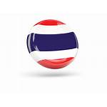 Thailand Icon Shiny Round Flag Commercial Non
