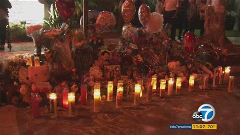 hundreds show love unity in vigil for mother daughter gunned down in long beach abc7 los angeles