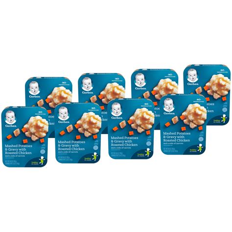 Gerber Lil Entrees Toddler Baby Food Mashed Potatoes And Gravy With