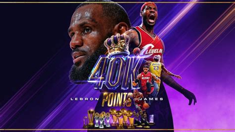 Lebron James Scoring Tracker Lakers Star Reaches 40000 Points
