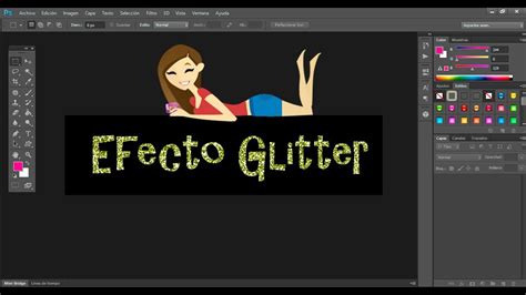 Tutorial Efecto Glitter Brillitos En Letras Photoshop Cs6 💜 Youtube