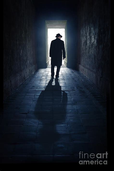 Mysterious Man In Silhouette Photograph By Lee Avison Pixels