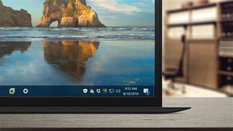 How To Hide The Action Center Taskbar Icon In The Windows 10