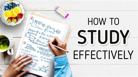 How To Study Effectively Useful Study Tips Youtube