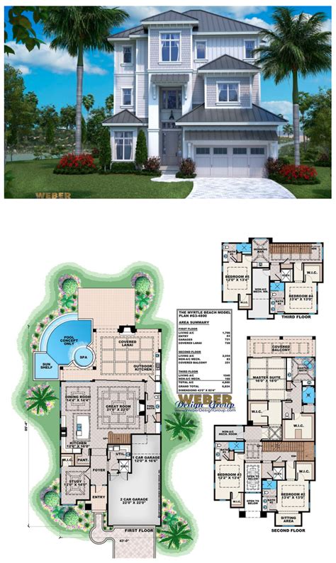 3 Story Beach House Plans With Elevator Homeplancloud