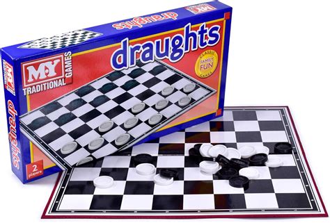 Kandytoys My Draughts Game Traditional Checkers Board