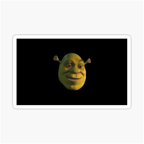 Shrek Sticker For Sale By Reignjonesarts Redbubble