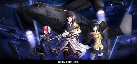 Wallpaper Gun Anime Girls Weapon Machine Anthropomorphism Girls