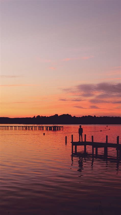 1080x1920 1080x1920 Pier Evening Nature Hd Photography People