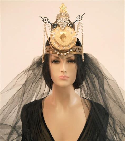 Steampunk Head Piece Layaway Available Bridal Crown Steampunk Tiara