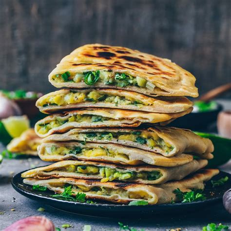 Aloo Paratha Indian Potato Stuffed Flatbread Bianca Zapatka Recipes