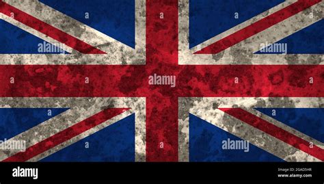 United Kingdom Union Jack Flag Grunge Background Backdrop High