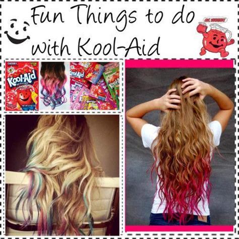 Lindasideas Kool Aid Hair Dye Kool Aid Hair Hair Techniques