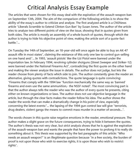 Writing A Critical Essay Structure And Tips Pro Essay Help