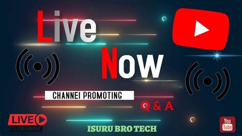 First Live Stream On Isuru Bro Tech Youtube